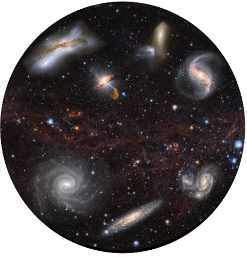 Homestar Planetariumsscheibe - Himmelsscheibe Galaxien