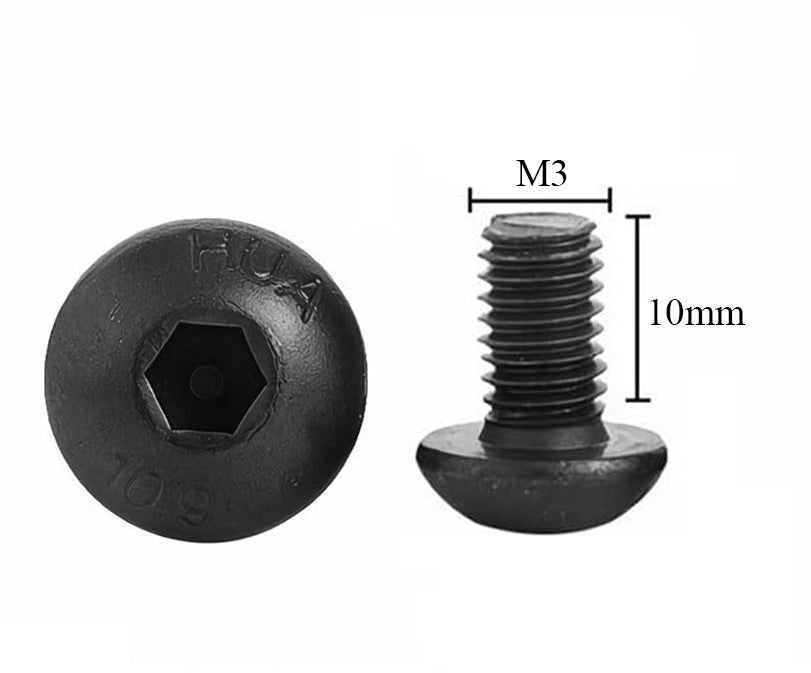 M3 x 10mm Attachment Bolts - 3 Pack