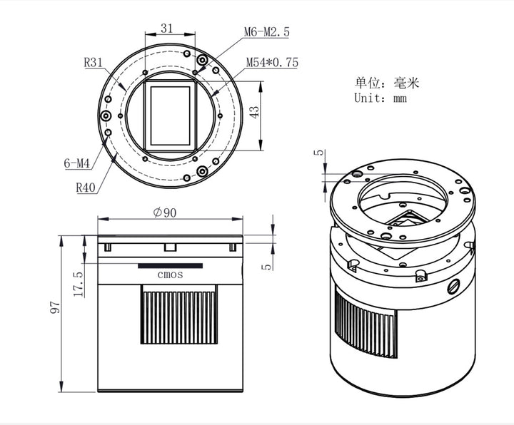ZWO ASI 6200MC Pro - Colour
