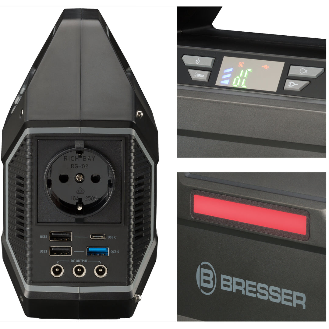 Bresser Mobile Power Station - 155 Watts/h
