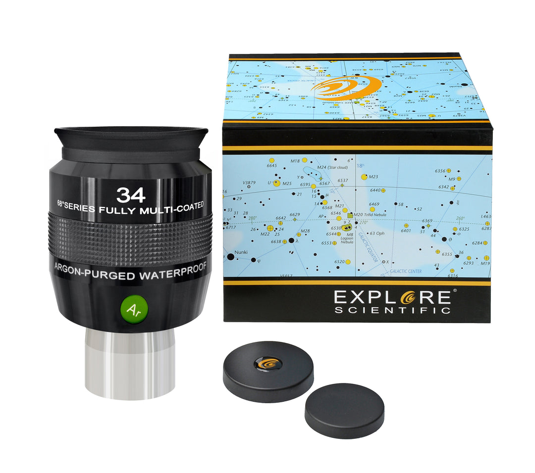 Explore Scientific 68° Argon filled Eyepiece - 34mm (2")
