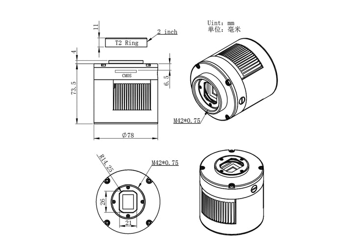 ZWO ASI 183MC Pro - Colour