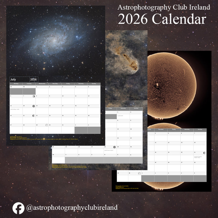 Astrofotografie-Club Irland – Kalender 2026