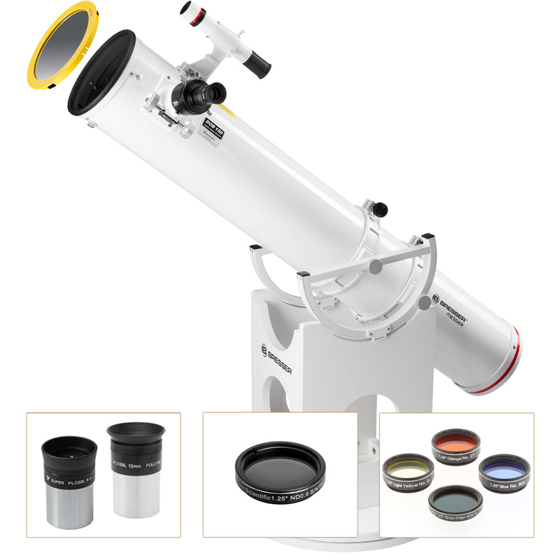 Bresser Messier 150 Dobsonian Telescope 6" - (+SOLAR SYSTEM UPGRADE PACK)