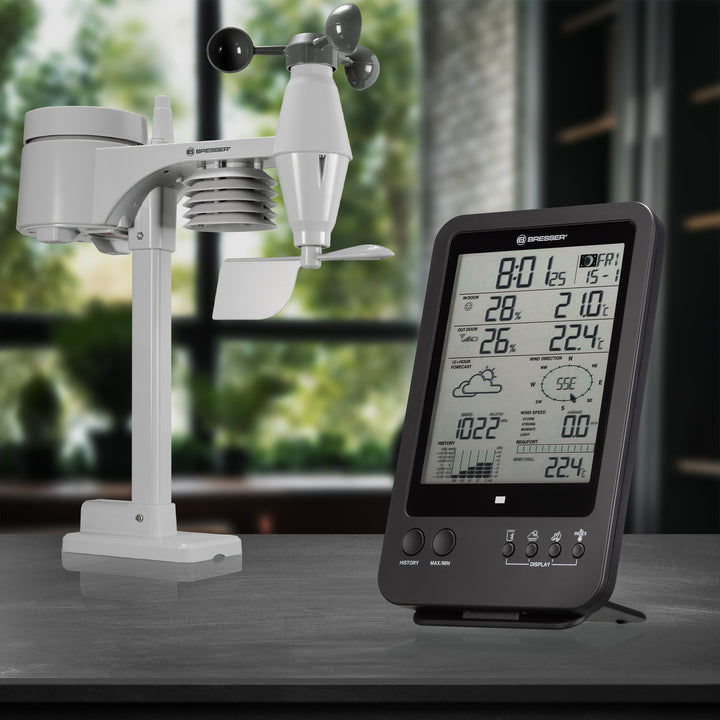 Bresser Mono Weather Station - (5-in-1 Wifi Sensor)