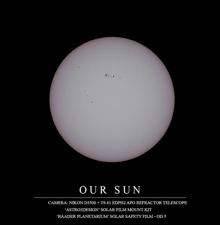 Solar Film Mount Kit - TS 61 / Sharpstar 61 Refractors