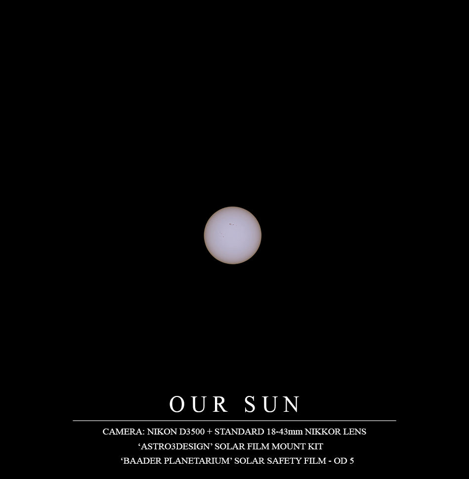 Solar Film Mount Kit - Standard DSLR Lens