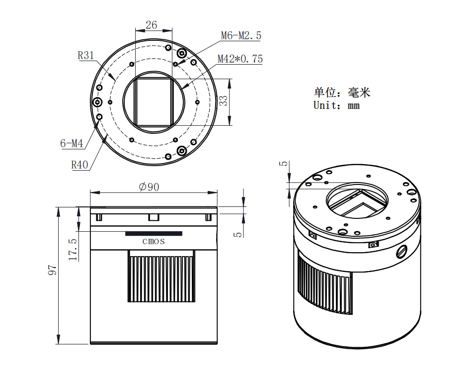 ZWO ASI 2600MC Pro - Colour