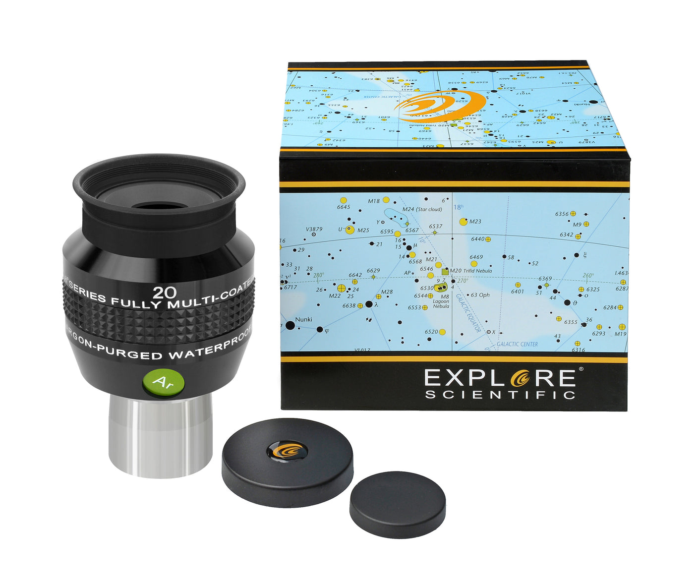 Explore Scientific 68° Argon filled Eyepiece - 20mm (1.25")