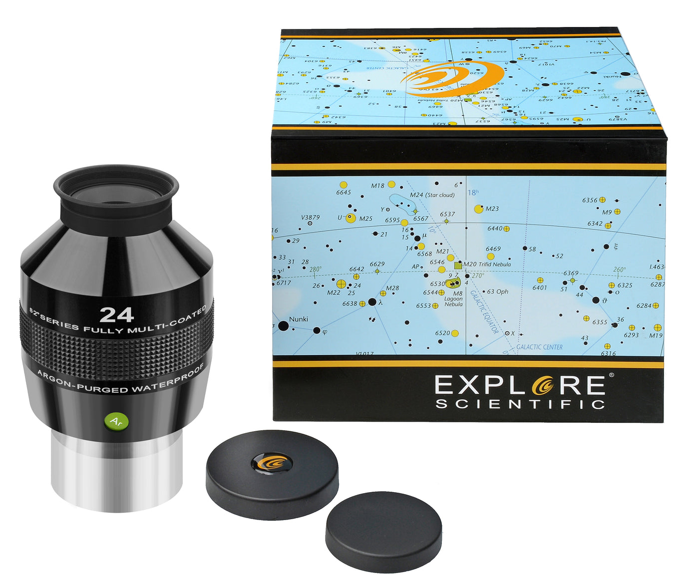 Explore Scientific 82° Argon filled Eyepiece - 24mm (2")