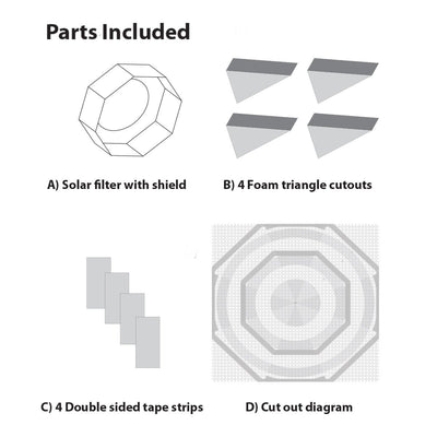 Explore Scientific 'Sun Catcher' Solar Filter - (Various Sizes)