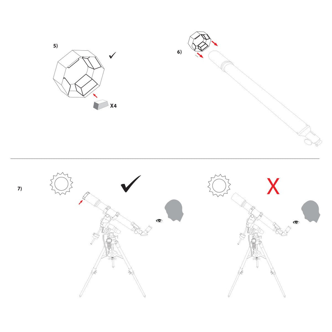Explore Scientific „Sun Catcher“-Sonnenfilter – (verschiedene Größen)