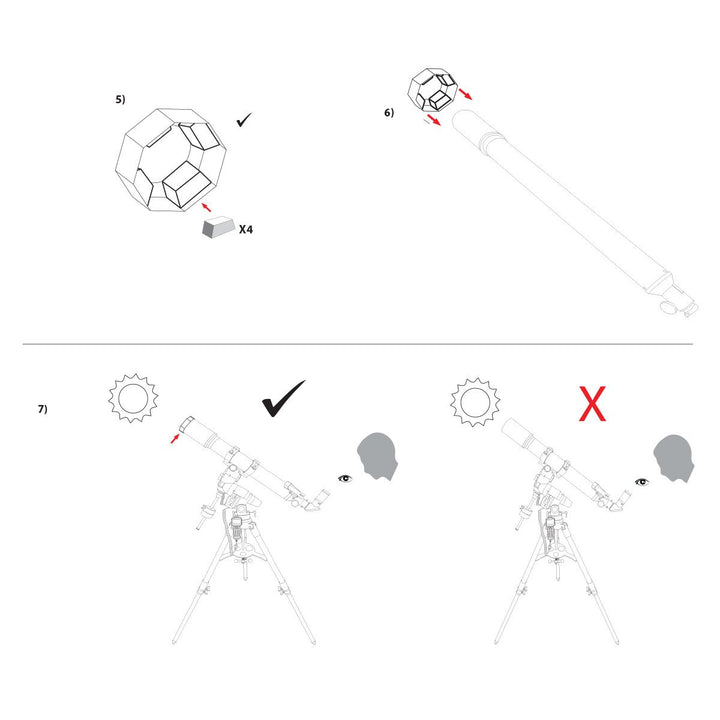 Explore Scientific „Sun Catcher“-Sonnenfilter – (verschiedene Größen)