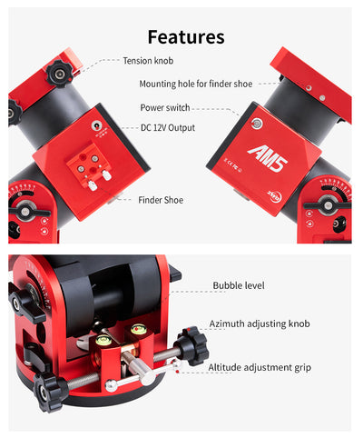 ZWO AM5 Harmonic Mount - With Carbon Tripod