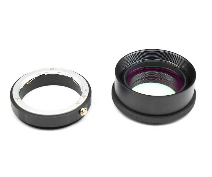 ZWO Astro-Kamera auf Kameraobjektiv-Adapter - Nikon
